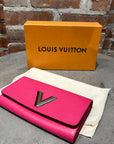 LOUIS VUITTON EPI LEATHER CLUTCH PURSE SS16 ‘PINK’