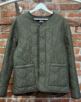 STUSSY QUILTED MILITARY JACKET 'OLIVE'