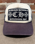 CHROME HEARTS HOLLYWOOD VINTAGE TRUCKER HAT ‘NAVY’