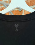 AMI PARIS CLASSIC LOGO PERFECT TEE ‘BLACK’