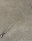 CHROME HEARTS TINY CROSS NECKLACE ‘SILVER’