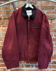 ENFANTS RICHES DEPRIMES FW24 DISTRESSED WORK JACKET ‘BURGUNDY’