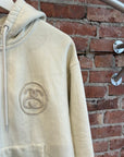 STUSSY X WALES BONNER S-LOGO ZIP HOODIE ‘CREAM’