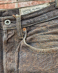 KAPITAL PERSIMMON DYED NO.9 5P CENTURY DENIM ‘BROWN’