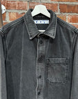 OFF-WHITE DENIM WORK SHIRT JACKET ‘SLATE’