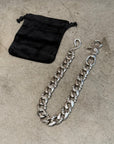 CHROME HEARTS FANCY LINK SHORT WALLET CHAIN ‘SILVER’