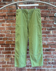 STUSSY DOUBLE KNEE CARPENTER PANTS ‘GREEN’