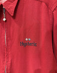 HYSTERIC GLAMOUR DICE LOGO FULL ZIP JACKET ‘RED’