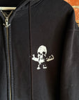 CHROME HEARTS VINTAGE FOTI THERMAL ZIP UP 'BLACK'