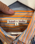 NEEDLES REBUILD RIBBON CUT DRESS SHIRT ‘MULTI’