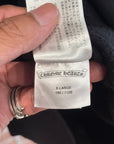 CHROME HEARTS ONLINE EXCLUSIVE SILVER GLITTER LOGO HOODIE ‘BLACK/SILVER’
