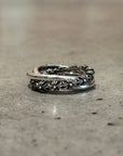 CHROME HEARTS TINY-E TRINITY RING ‘SILVER’