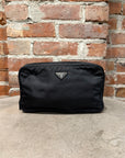 PRADA CLASSIC NYLON TOILETRY BAG ‘BLACK’