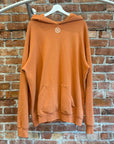 HIDDEN NY EMBROIDERED LOGO HOODIE ‘BURNT ORANGE’