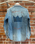 KAPITAL x PROLETA BORO WESTERN STUDDED SHIRT ‘BLUE’