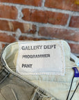 GALLERY DEPT. DISTRESSED PROGRAMMER CARGO PANTS ‘OLIVE’