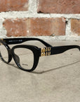 MIU MIU 05VV CATEYE GLASSES ‘BLACK’