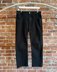 HELMUT LANG COTTON DENIM PANT ‘BLACK’