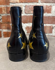 SAINT LAURENT PARIS WYATT 30 STAR BOOTS ‘BLACK’