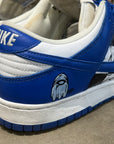 CHROME HEARTS MATTY BOY NIKE DUNK LOW SNEAKERS ‘WHITE/BLUE’