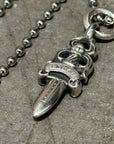 CHROME HEARTS NO. 5 DAGGER NECKLACE ‘SILVER’