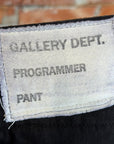 GALLERY DEPT. DISTRESSED PROGRAMMER CARGO PANTS ‘BLACK’