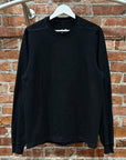 RICK OWENS SISYPHUS FW 18 BLACK LONGSLEEVE CREWNECK ‘BLACK’