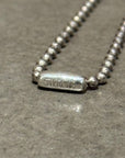 CHROME HEARTS LARGE CROSS DOGTAG ‘SILVER’