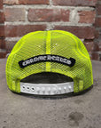 CHROME HEARTS TRIPLE CROSS TRUCKER HAT ‘NEON’