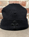 CHROME HEARTS PONY HAIR CROSS PATCH BEANIE ‘BLACK’