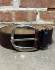 GUCCI DIAMOND PATTERN WESTERN BELT ‘BROWN’