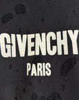 GIVENCHY FW25 PARIS DISTRESSED LOGO CREWNECK ‘BLACK’