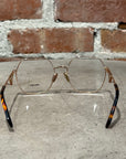 PRADA 59ZV CLEAR FRAME SUNGLASSES ‘WHITEGOLD’