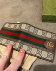 GUCCI SUPREME OPHIDIA WALLET ‘BEIGE’