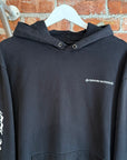 CHROME HEARTS CEMETERY CROSS SPINE PULLOVER HOODIE ‘BLACK’