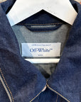 OFF-WHITE 90S SKATE LOGO DENIM TRUCKER JACKET ‘NAVY’