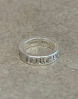 CHROME HEARTS 6MM FOREVER SPACER RING ‘SILVER’