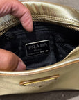 PRADA SAFFIANO LEATHER LUXE MINI BAG ‘GOLD’