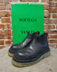 BOTTEGA VENETA TIRE LUG BOOTS ‘BLACK/TRANSLUCENT’