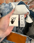 OFF-WHITE CRAVAGGIO TAPESTRY DENIM ‘LIGHT BLUE’