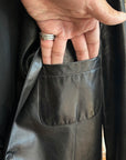 PRADA FW00 LEATHER LAMBSKIN SPORT COAT ‘BLACK’