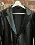 PRADA FW00 LEATHER LAMBSKIN SPORT COAT ‘BLACK’
