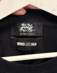 SAMURAI CHAMPLOO WIND AND SEA MUGEN TEE ‘BLACK’