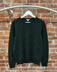 ACNE STUDIOS KNIT WOOL PRINT SWEATER ‘MOSS’