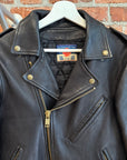 BLACKMEANS MOTO LEATHER JACKET ‘BLACK’