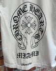 CHROME HEARTS MIAMI EXCLUSIVE HORSESHOE TEE ‘WHITE’