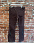 VUJA DE BACKZIP FLARED CARPENTER PANTS ‘BROWN’
