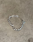 CHROME HEARTS FLORAL MINI CUBAN BRACELET ‘SILVER’