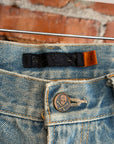 UNDERCOVER SS05 "BUT BEAUTIFUL II" DENIM SHORTS ‘MULTI’