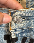 GALLERY DEPT. CULTURE III MIGOS LA FLARE JEANS ‘BLUE’